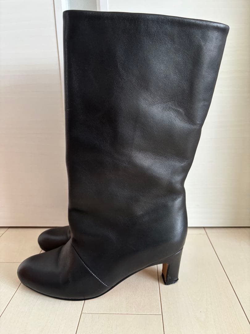 スピック＆スパン　REMME/レメ 別注ミドルブーツ　ブラック 36