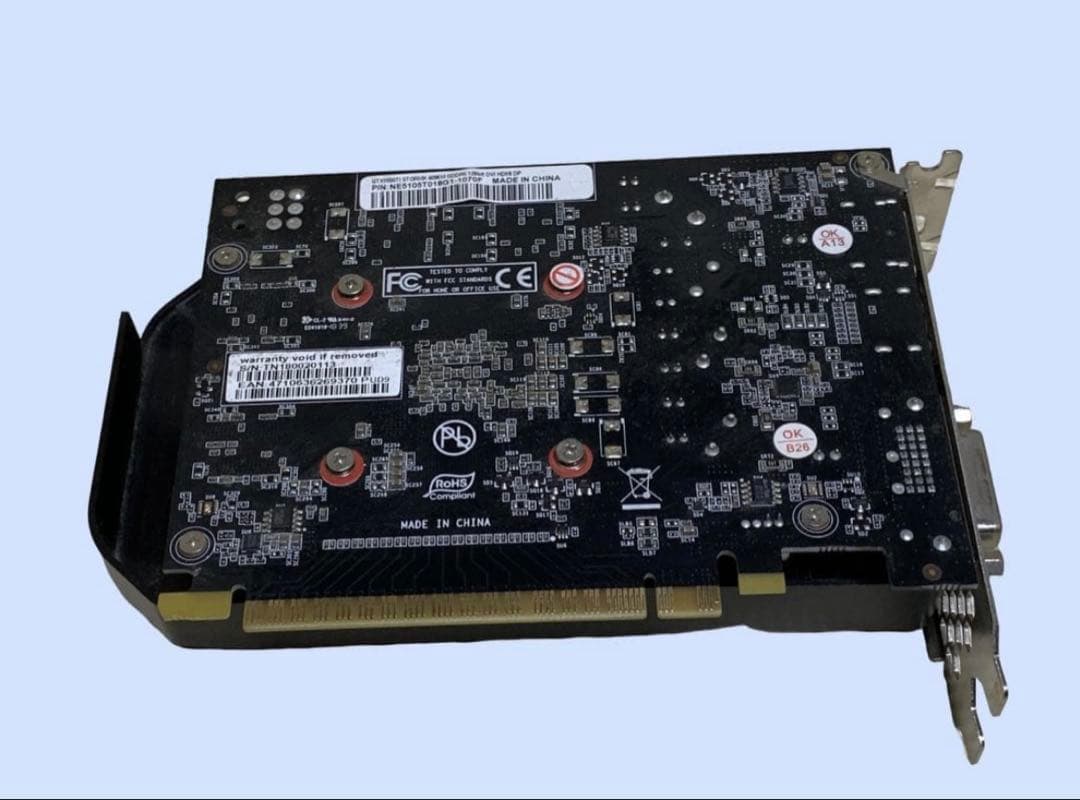 グラフィックボード・グラボ・ビデオカード M5863 Palit GeForce GTX 1050Ti StormX 4G