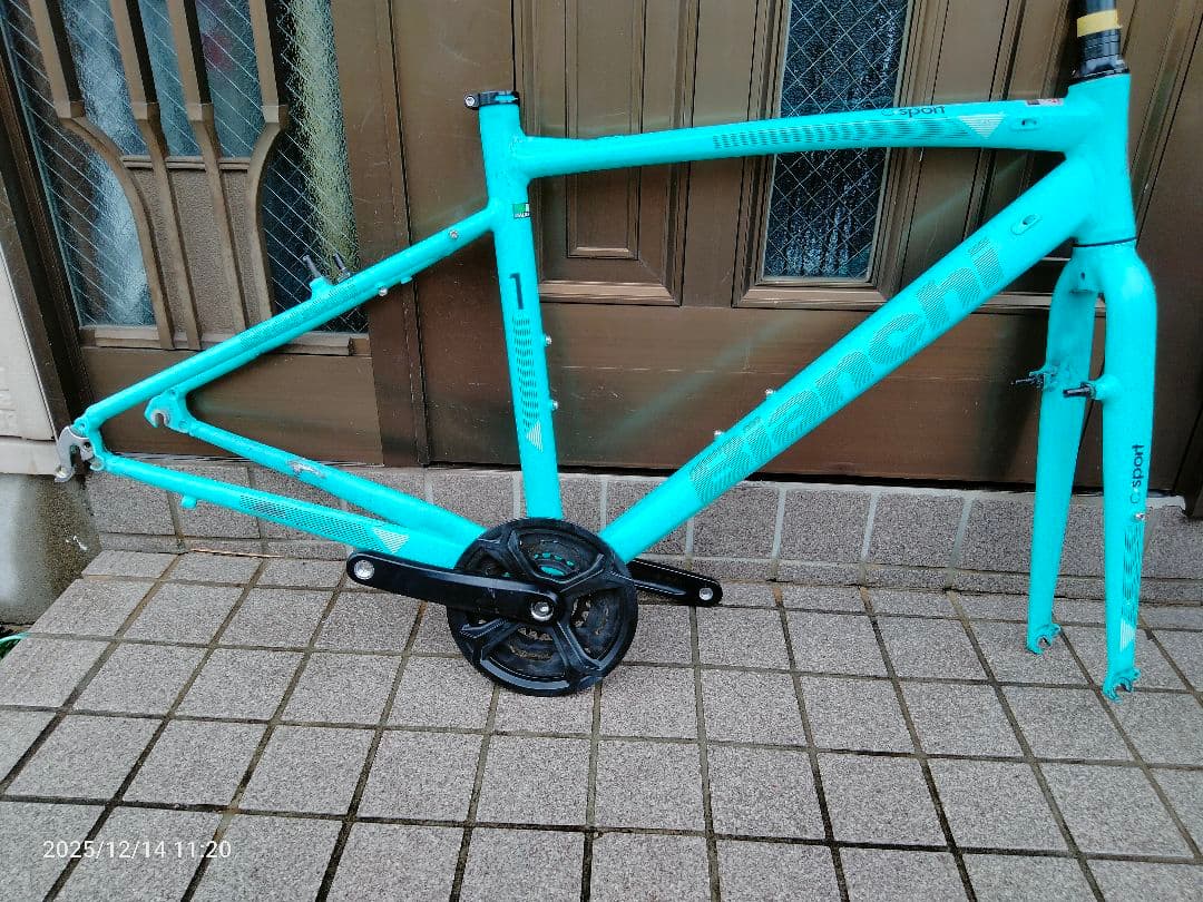 BIANCHI C Sport1 クロスバイク フレームのみ グリーン