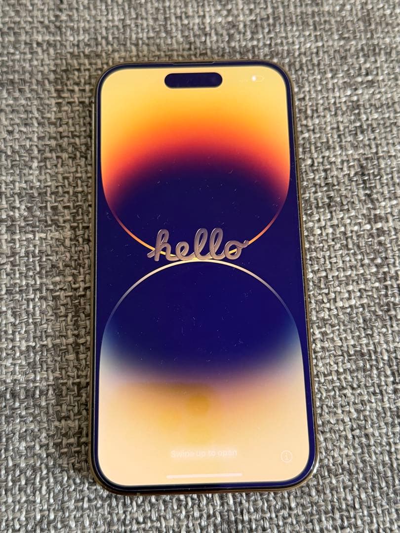 【美品】Apple iPhone 14 pro 256GB ゴールド