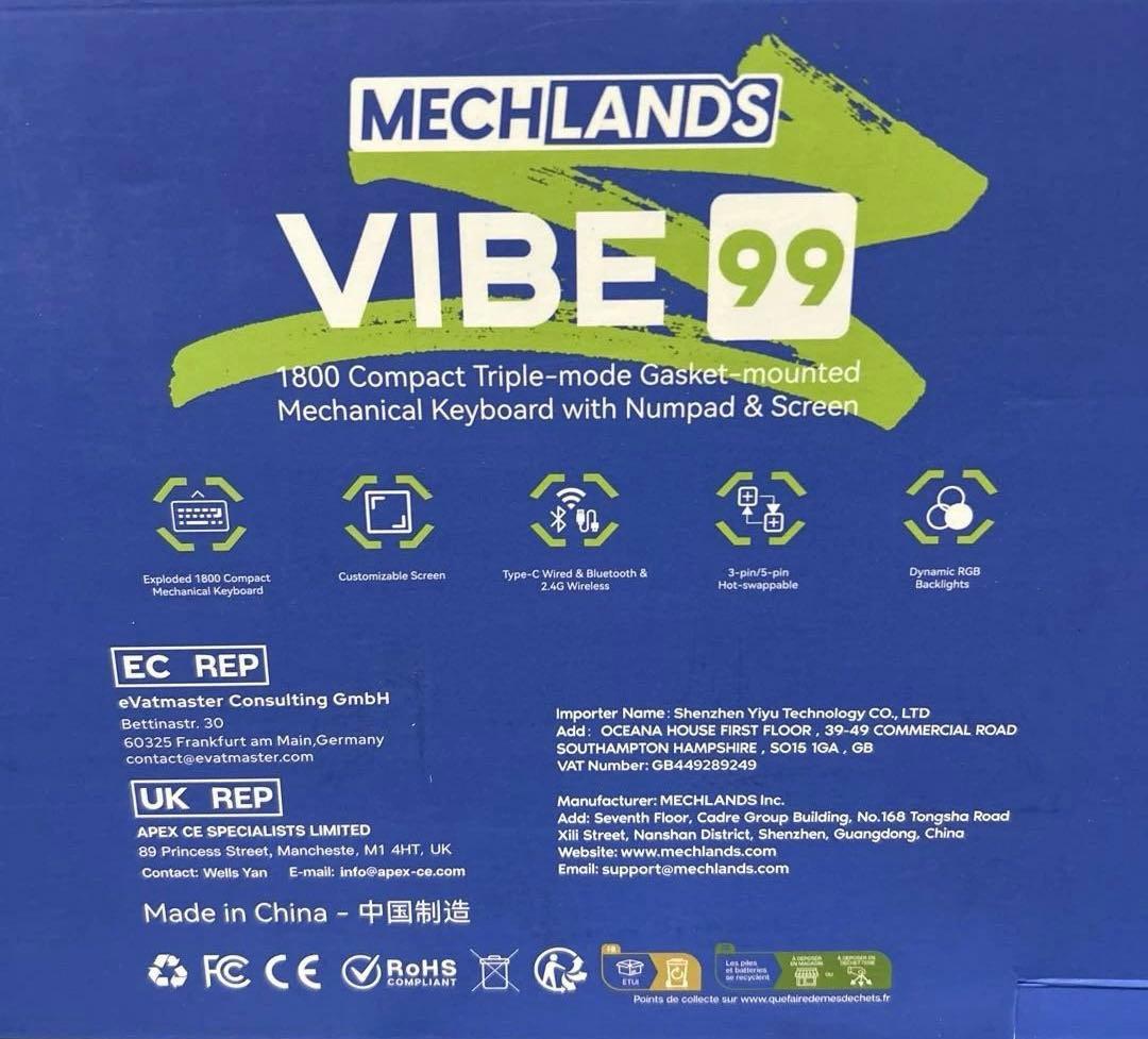 MechLands Vibe99 ワイヤレスゲーミングキーボード