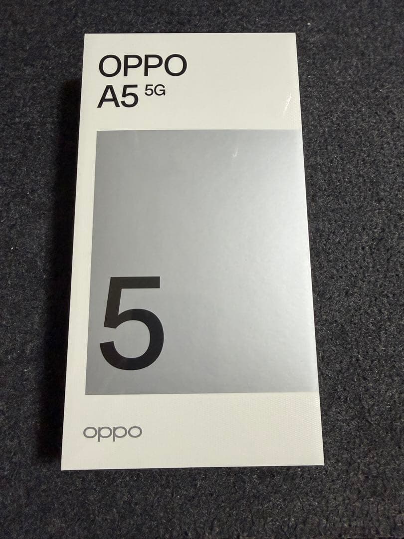 ③ OPPO A5 5G グリーン 128GB SIMフリー　防水・防塵