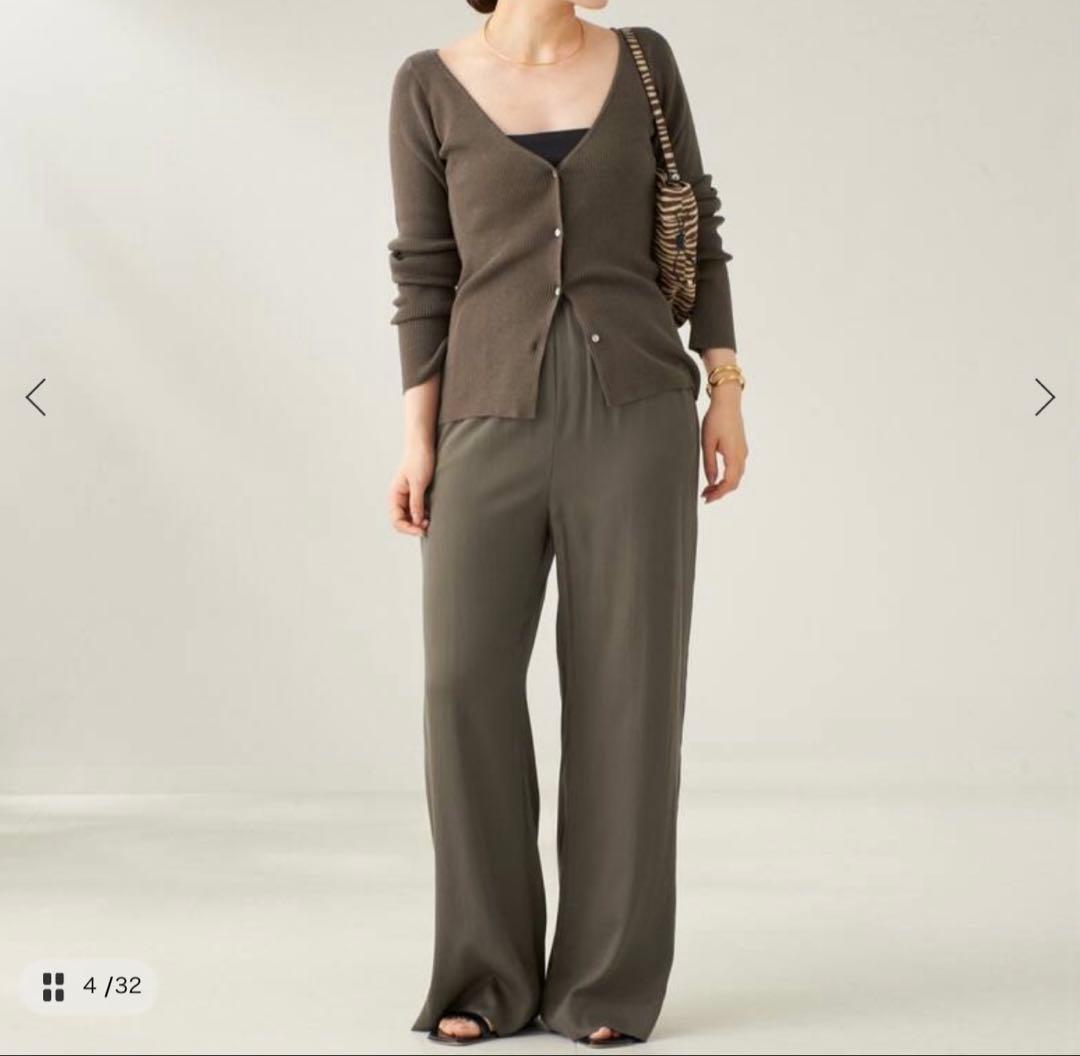 【あおい】silk/linen short カーディガン　Plage