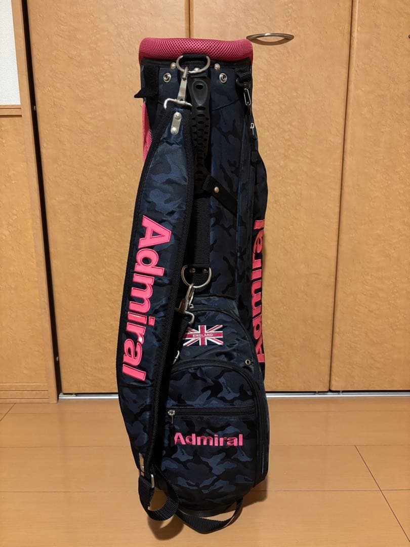 Admiral 迷彩柄スタンドキャディバッグ