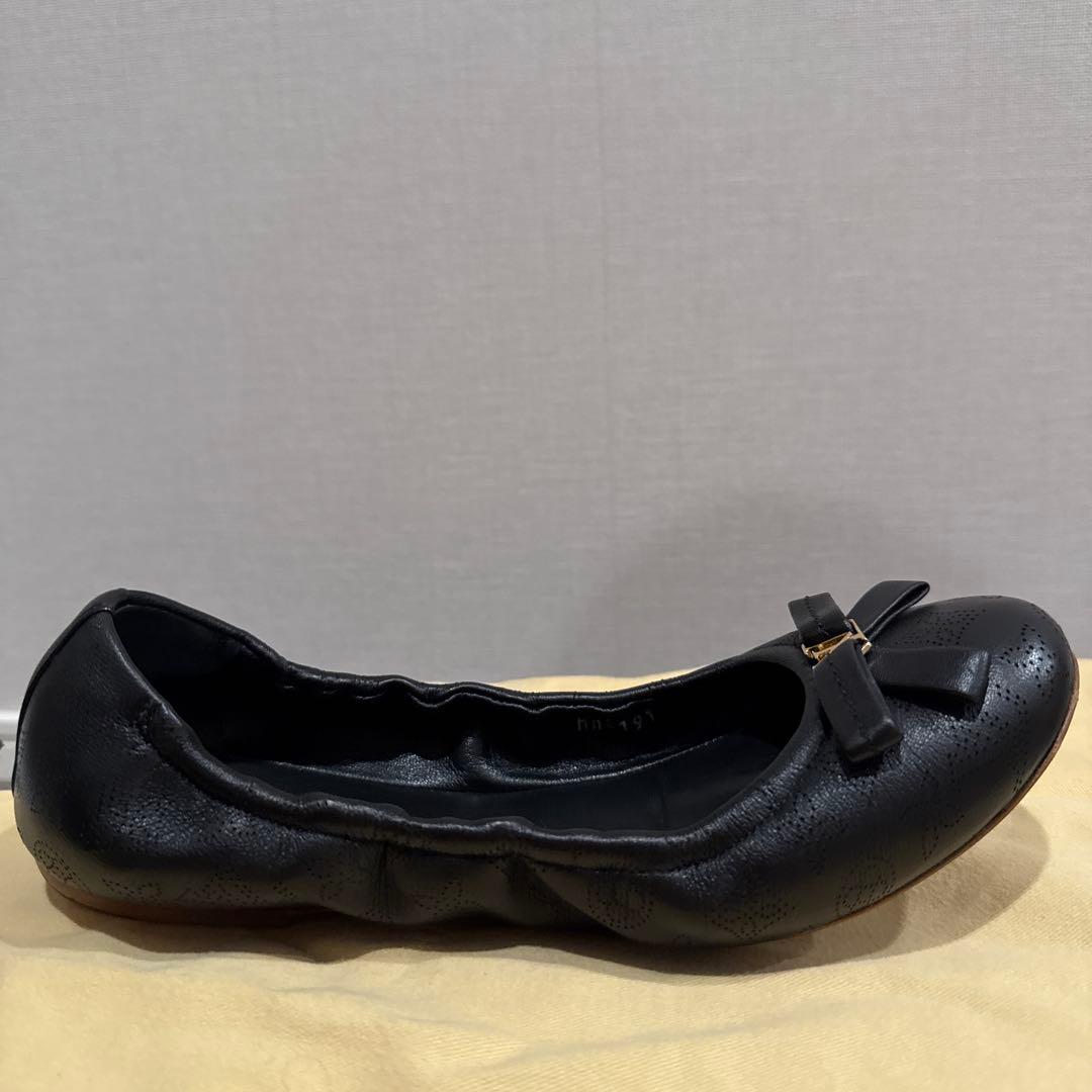 ルイヴィトン　フラットシューズ　ブラック　 37サイズ