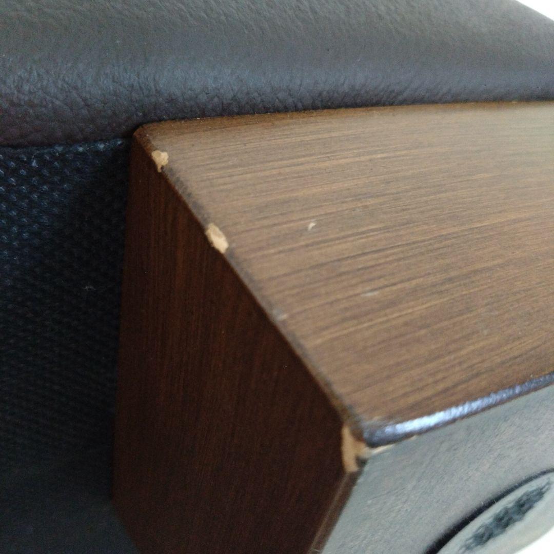 オットマン　大塚家具　革　総革張り　ダークブラウン