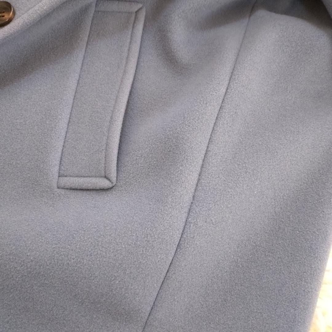 イエナ IENA ダブルモッサコート ダブル チェスター 36 サックスブルー