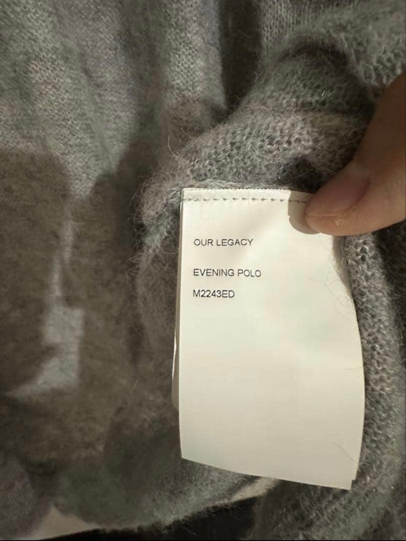 OUR LEGACY 24ss Evening Polo グレー　46