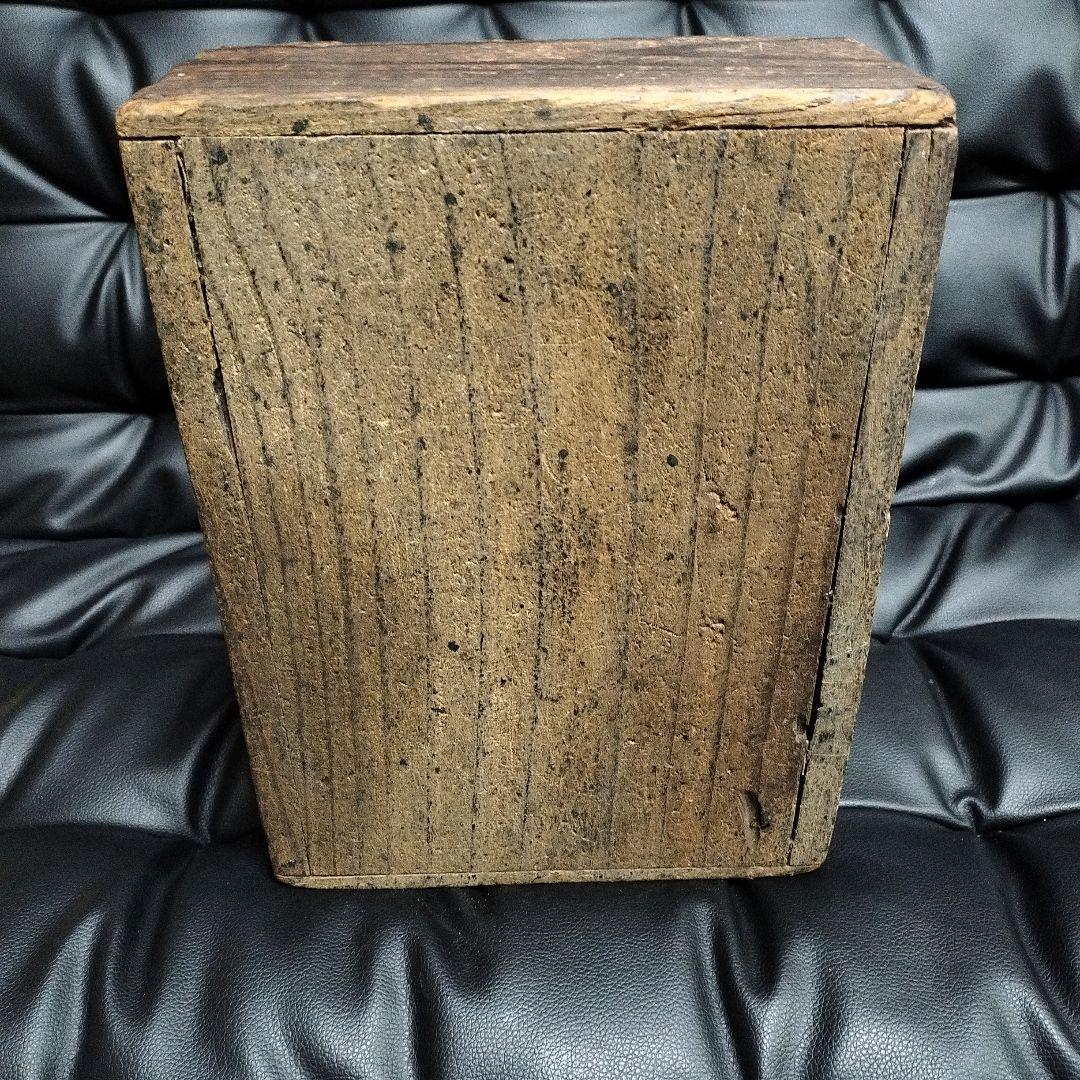 古道具 自転車店 作業箱 木箱 昭和レトロ