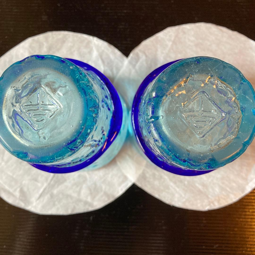 琉球ガラス　グラス二個