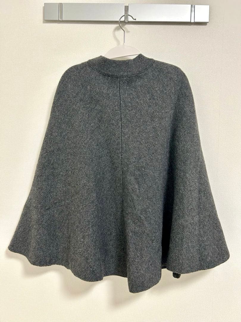 【新品】ZARA ニットケープコート