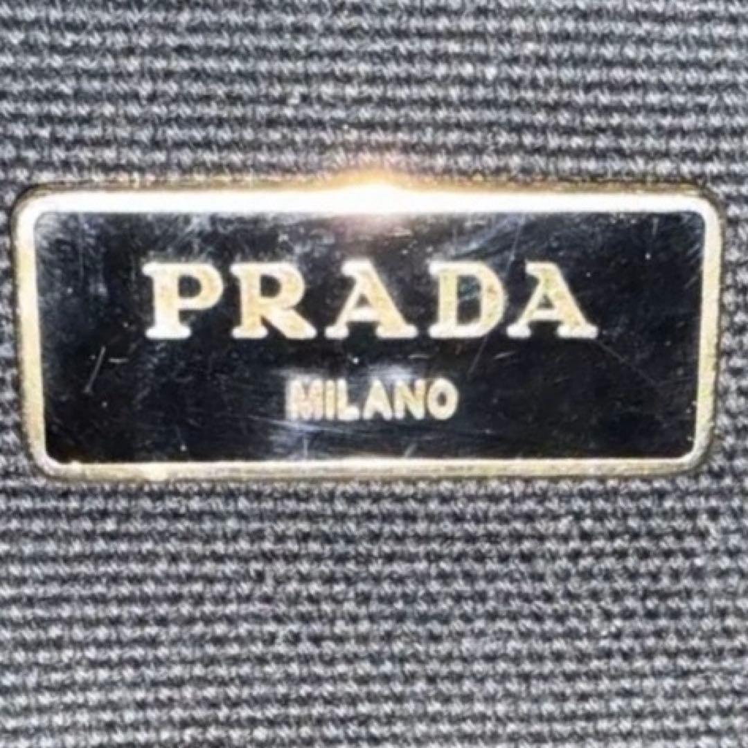 PRADA プラダ カナパ 四角補修有り黒
