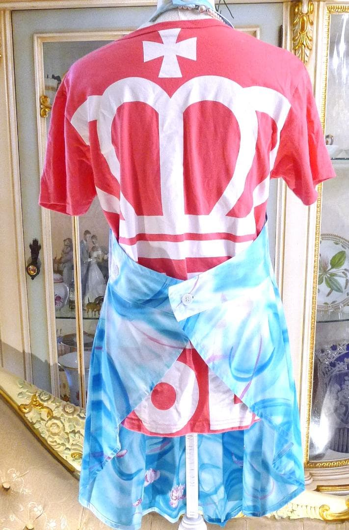 希少【JAA】ハワイ便ブルーカラーキャビンアテンダント社員専用エプロン（非売品）