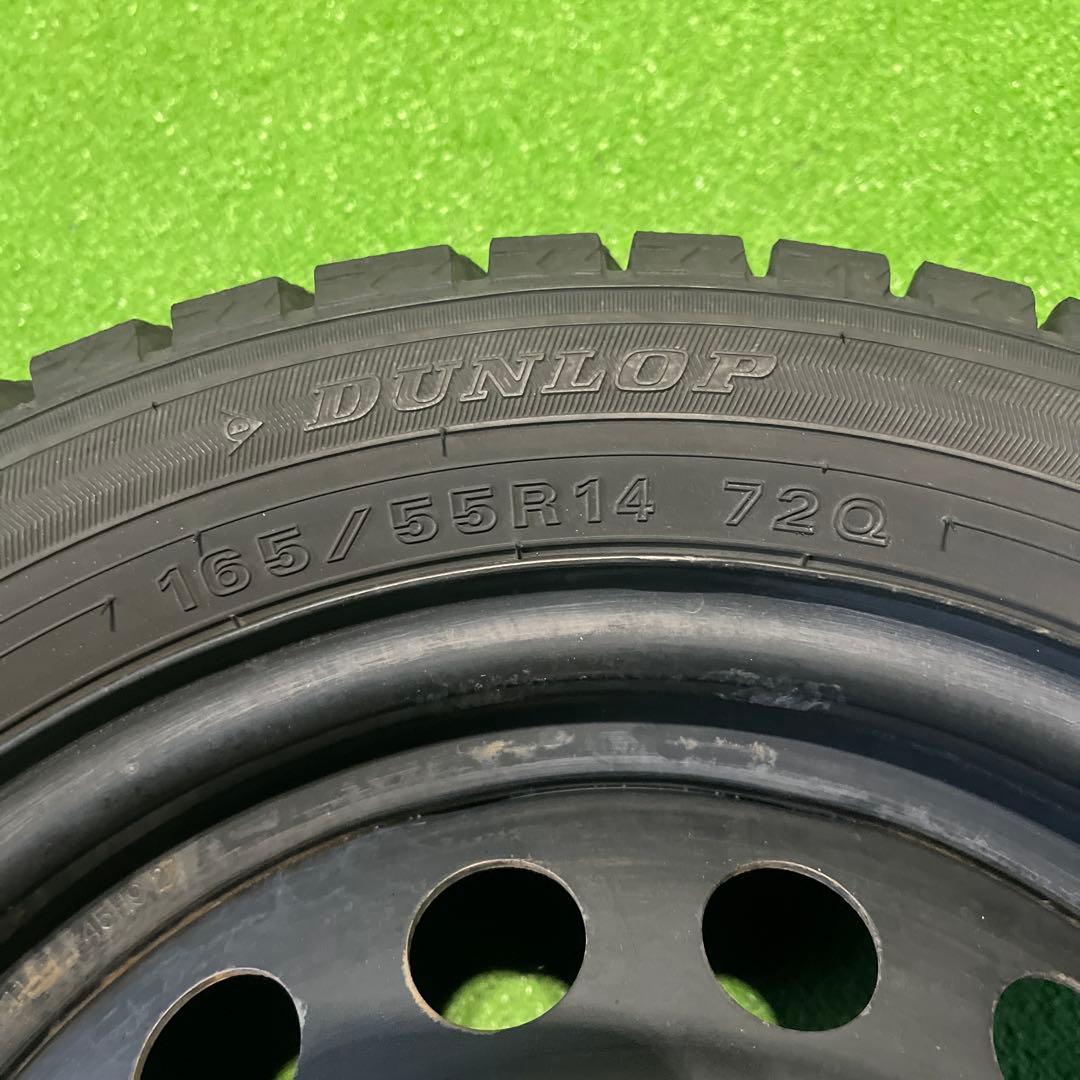 ゆずぴまま ① 2本 165/55R14 深溝スタッドレスセット！