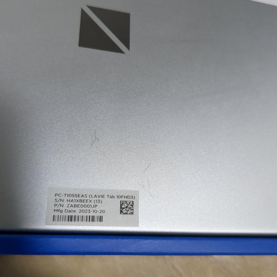 【美品】NEC LAVIE Tab 10FHD3 プラチナムグレー タブレット