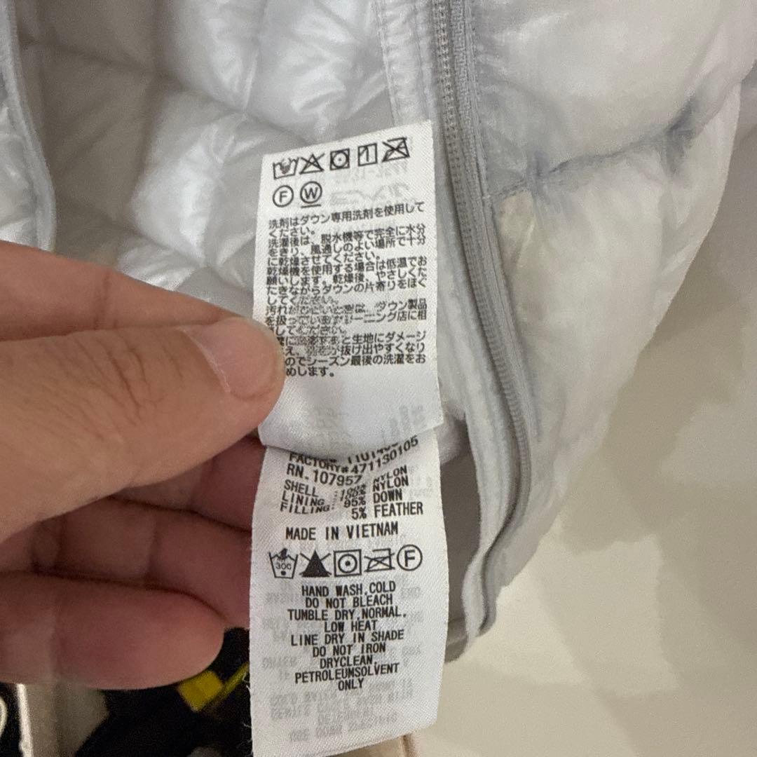 mont-bell グレー キルティングダウンジャケット　ex1000