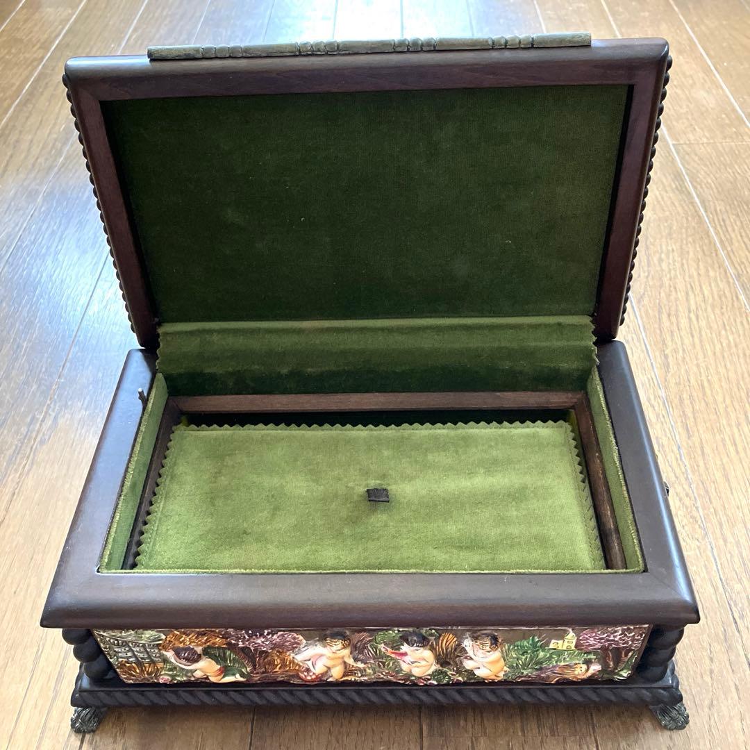 REUGE リュージュ　シリンダー型　オルゴール　72弁　陶器装飾