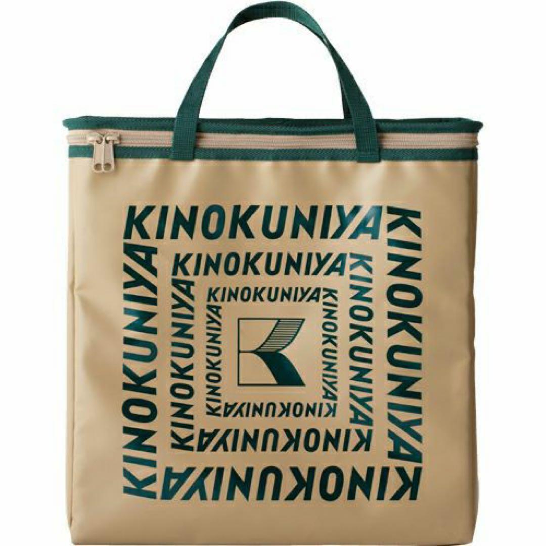 紀ノ国屋　クーラーバッグＬ　 ベージュ　紀伊國屋保冷バッグ