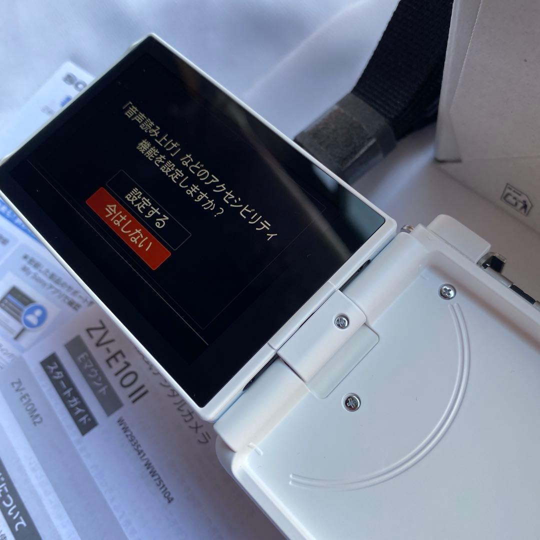 ほぼ未使用品/保証期間内/SONY/ZV-E10M2/White