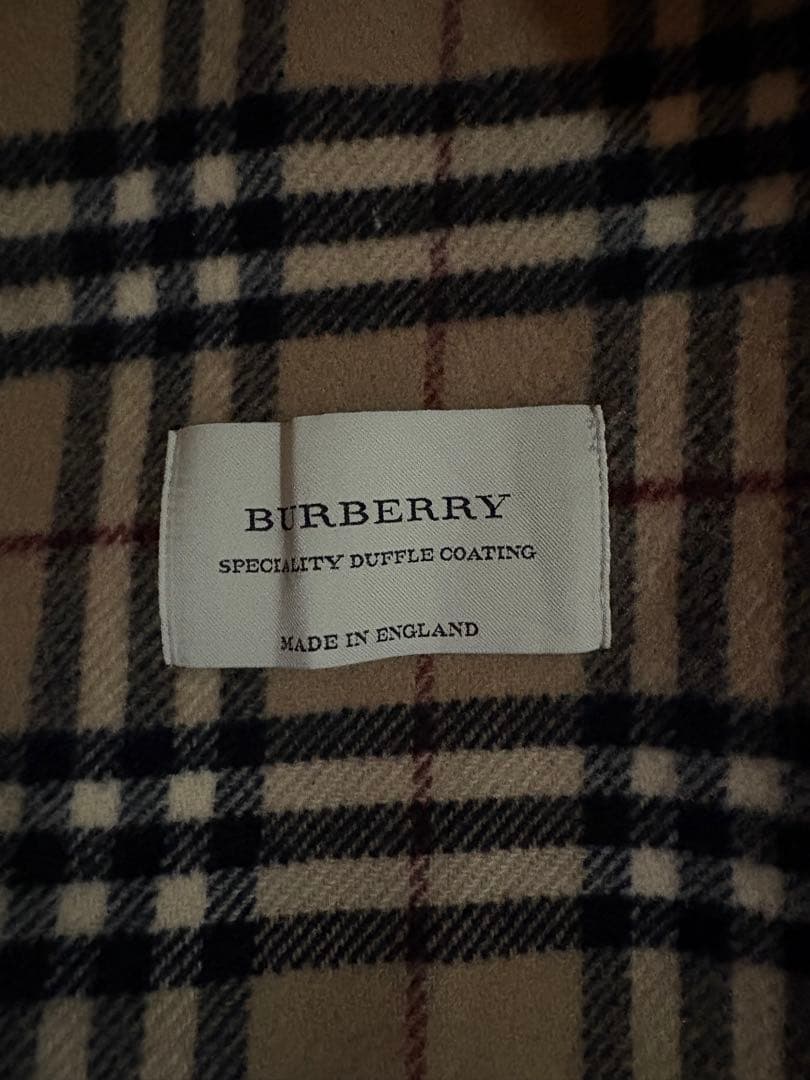 バーバリー　ロンドン　ダッフルコート　ノバチェック　サイズ50 英国製　M　7