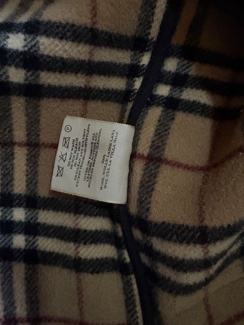 バーバリー　ロンドン　ダッフルコート　ノバチェック　サイズ50 英国製　M　7