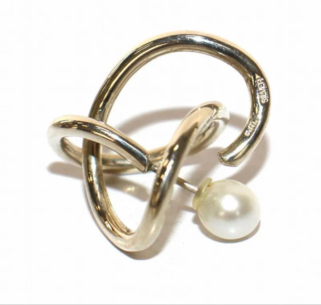 専用♡イーエム e.m.★ ピアス ノットピアス パール SVR925