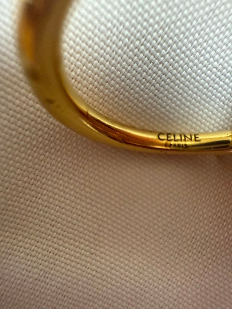 CELINE ノットスモールフープピアス 片耳