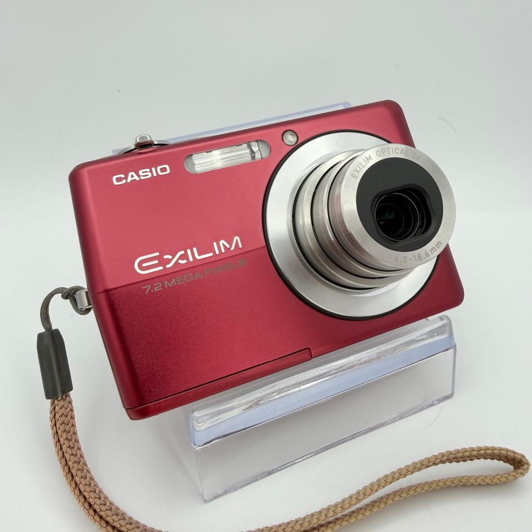 【美品】CASIO EXILIM EX-Z700 レッド デジタルカメラ
