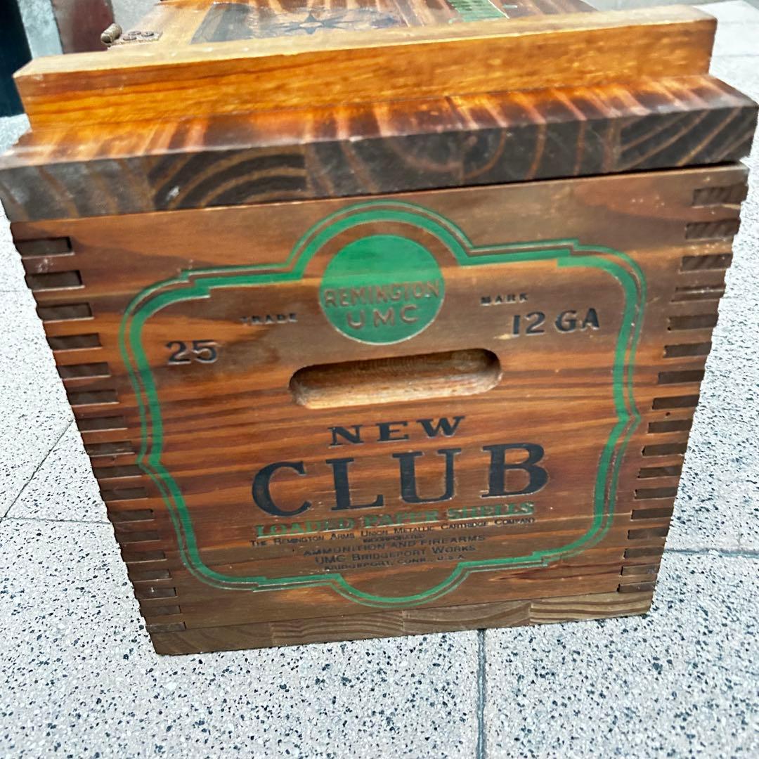 a*o様 Remington 木箱 アンティーク調 12GA 弾薬ケース インテ