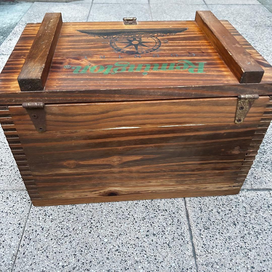 a*o様 Remington 木箱 アンティーク調 12GA 弾薬ケース インテ