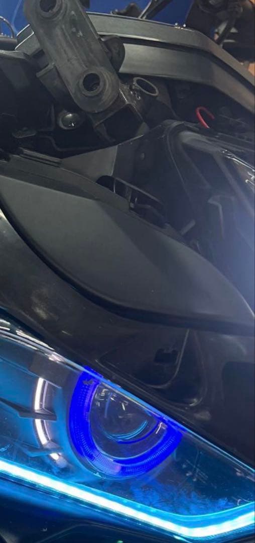 最終値下げ！ YZF-R25 HID ヘッドライト RG10J イカリング