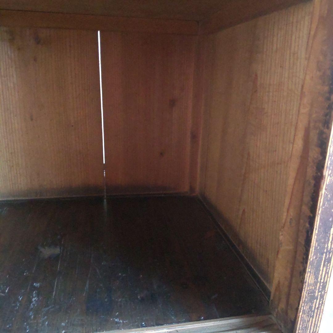 昭和レトロ　戸棚　縦45cm横106cm高さ75cm