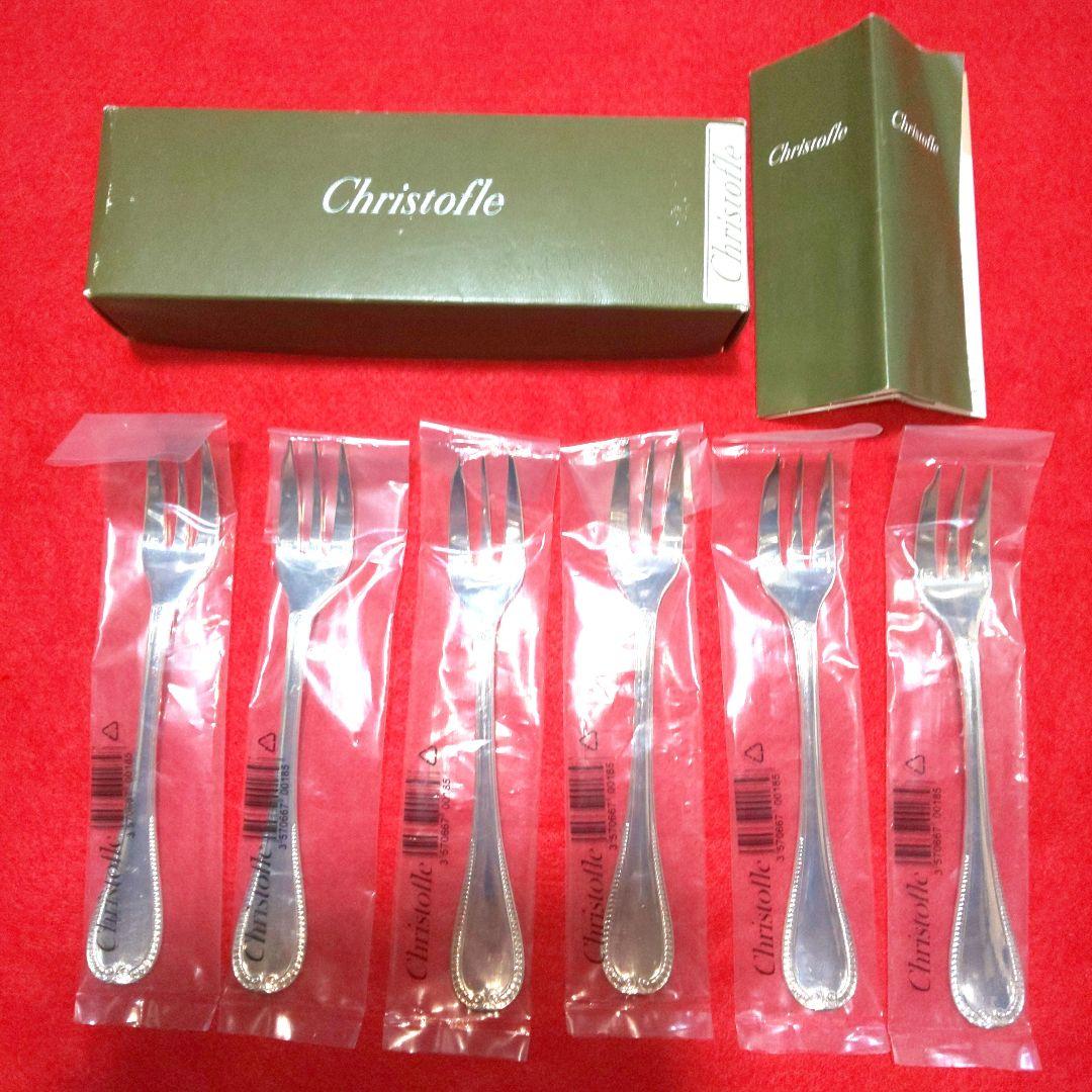 未使用 Christofle クリストフル ケーキフォーク 6本セット