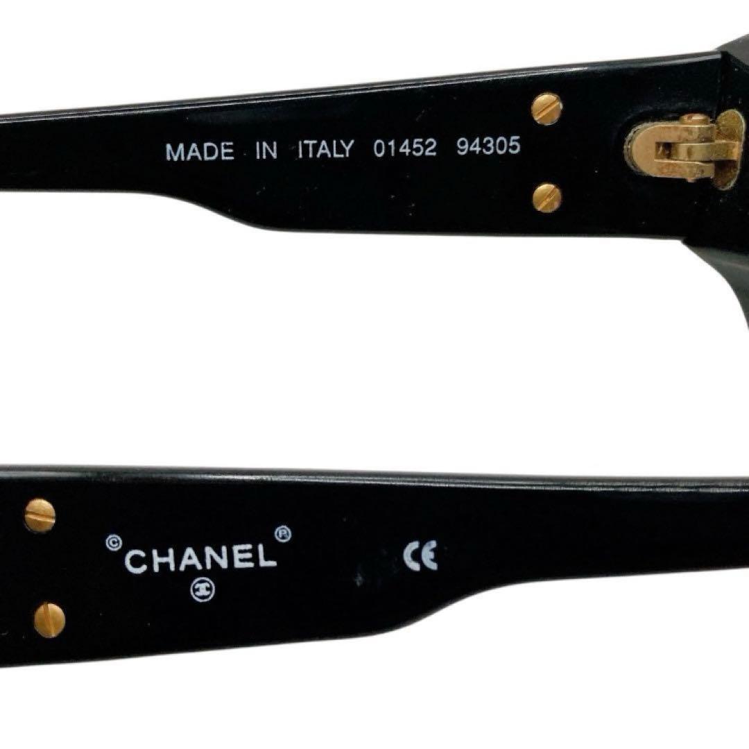 美品✨CHANEL シャネル　サングラス　ブラック　ココマーク　専用ケース付き