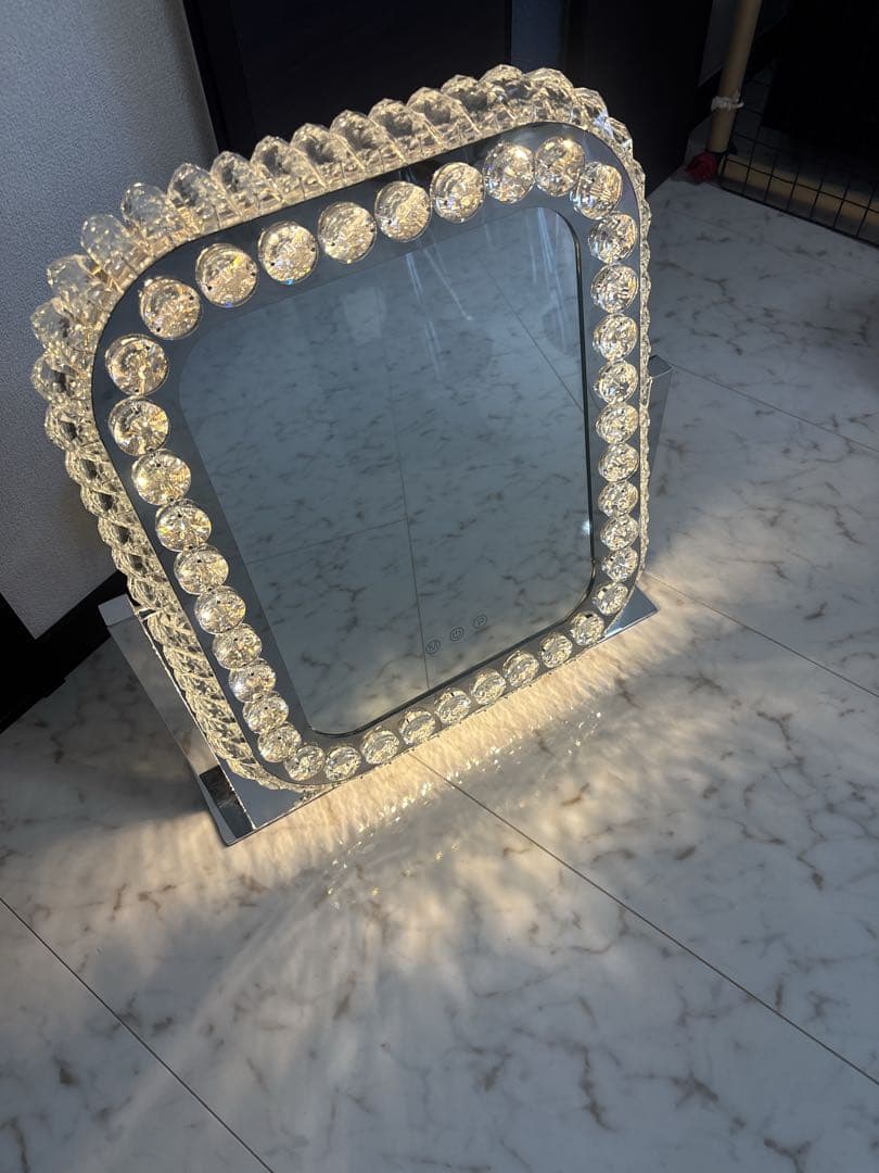 女優ミラー LEDライト ハリウッドミラー 化粧鏡 女優鏡 卓上ミラー