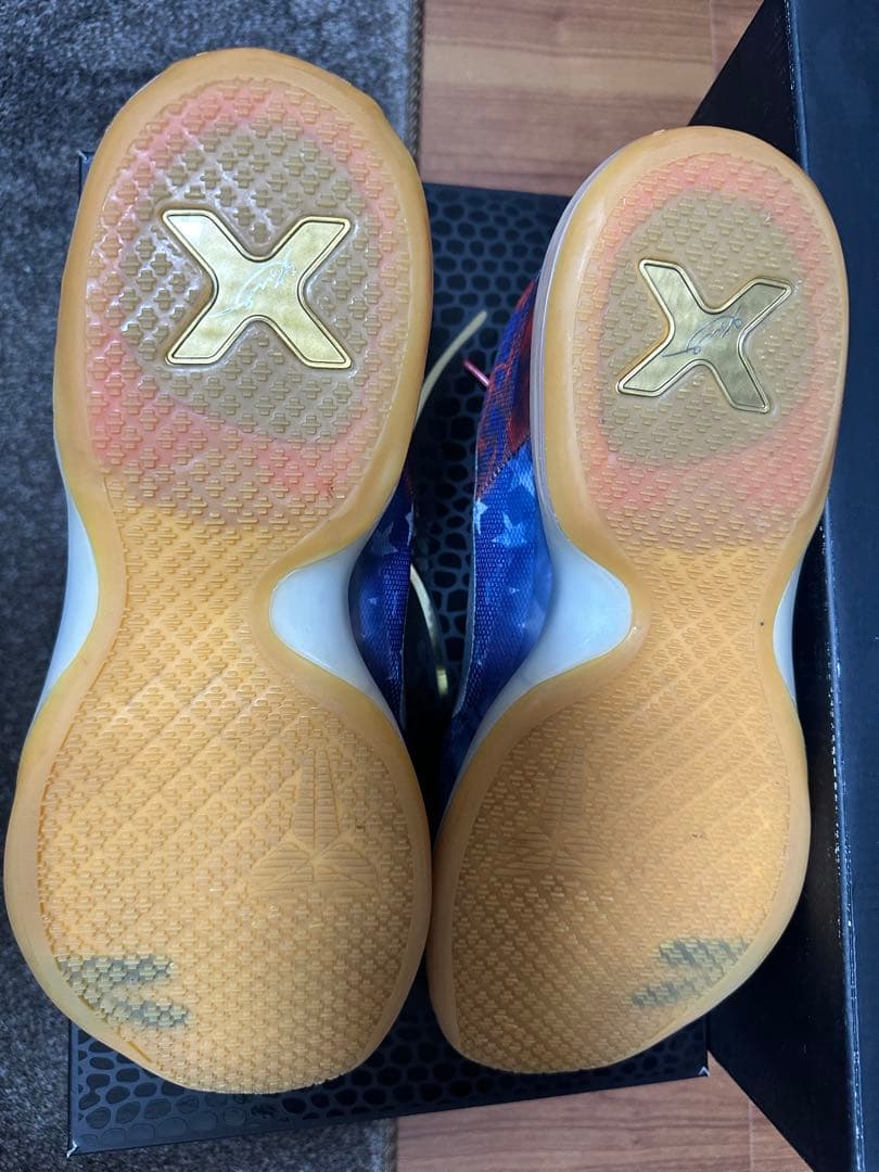 k*k様 Nike Kobe 10 USAカラー　ハリーバートン着用モデル