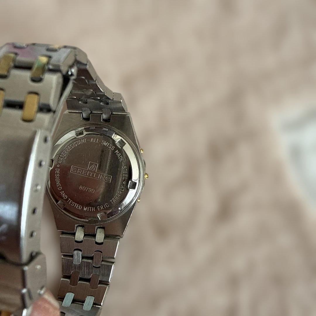 BREITLINGクォーツ ブラックダイヤル 時計