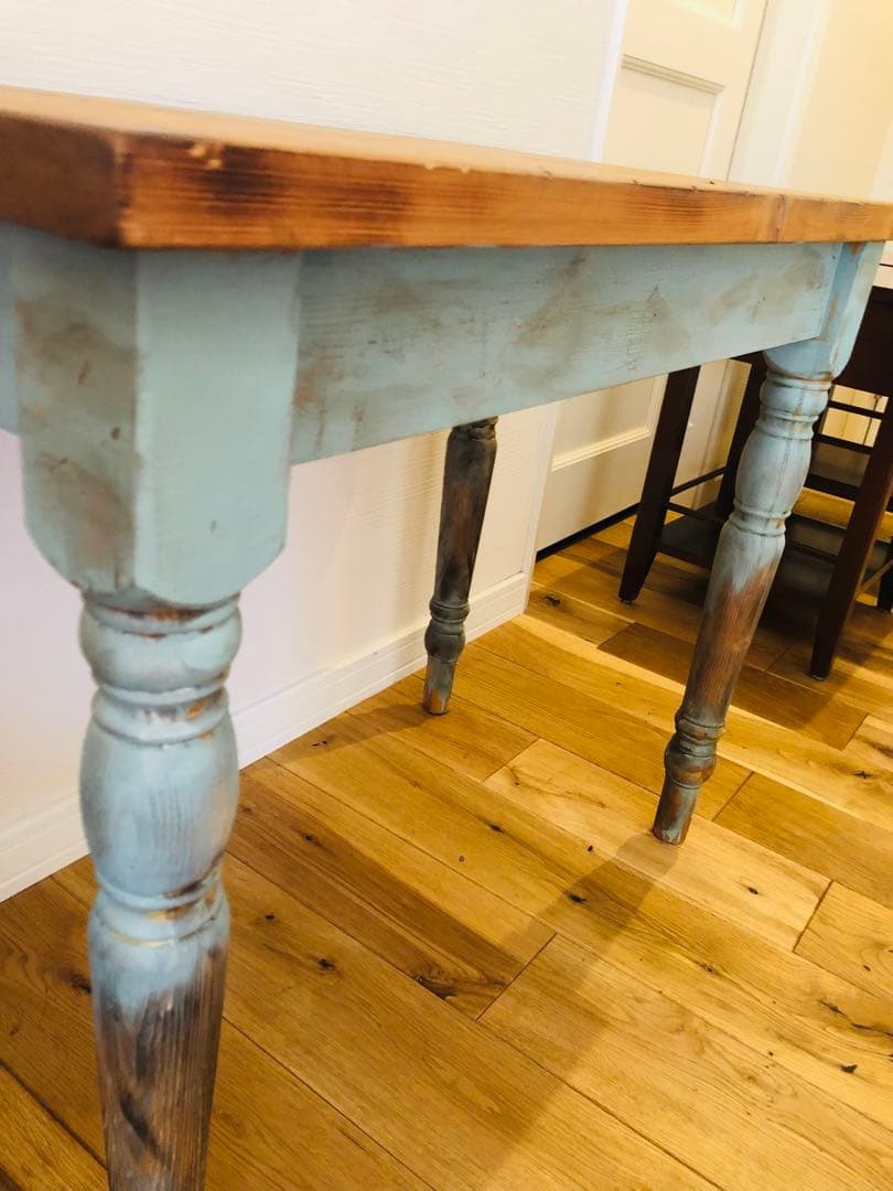 一点物　ビンテージ　アンティーク　机　ワークデスク　ハンドメイド