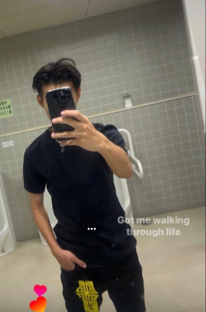 GUAPI ブラックフレアパンツ30