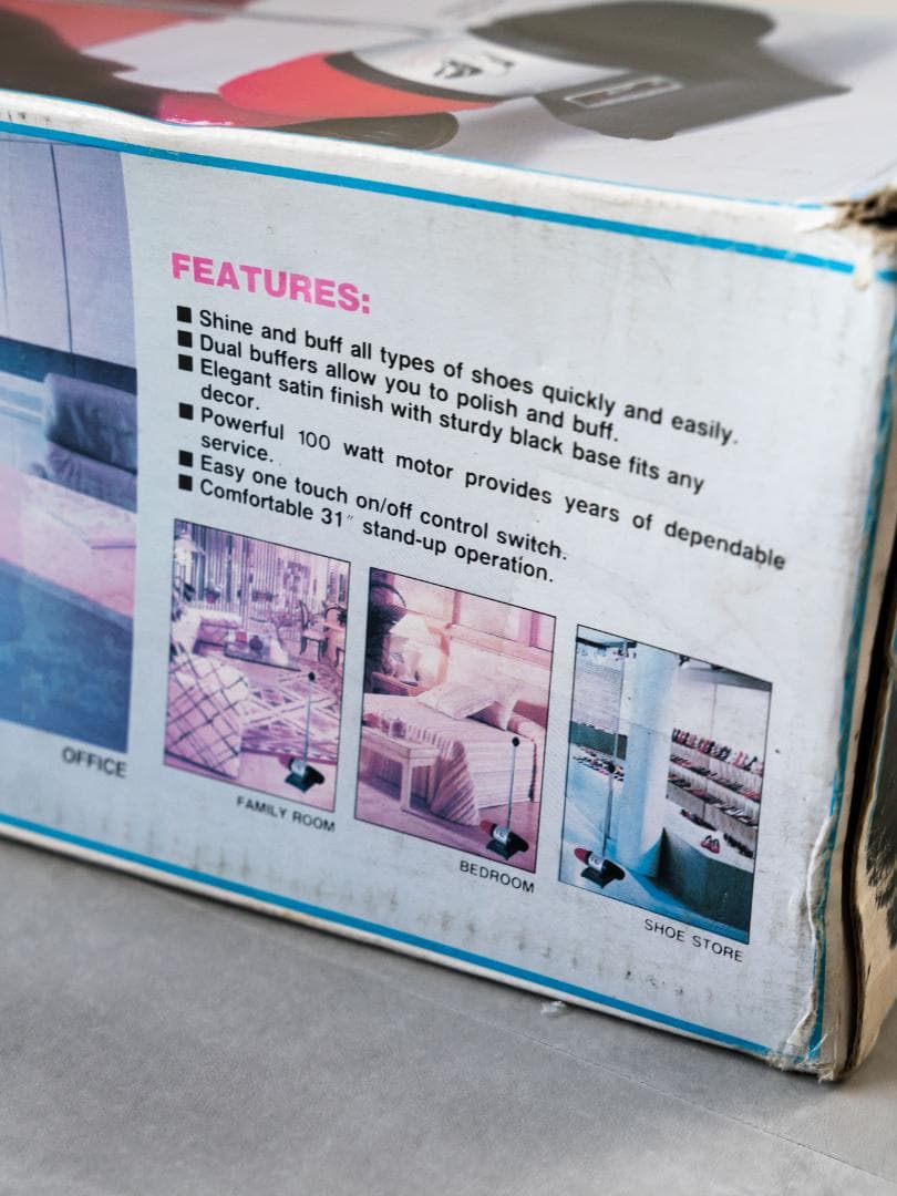 \"Shoe Polisher\" ポストモダン ポリッシャー 自動靴磨き　レトロ