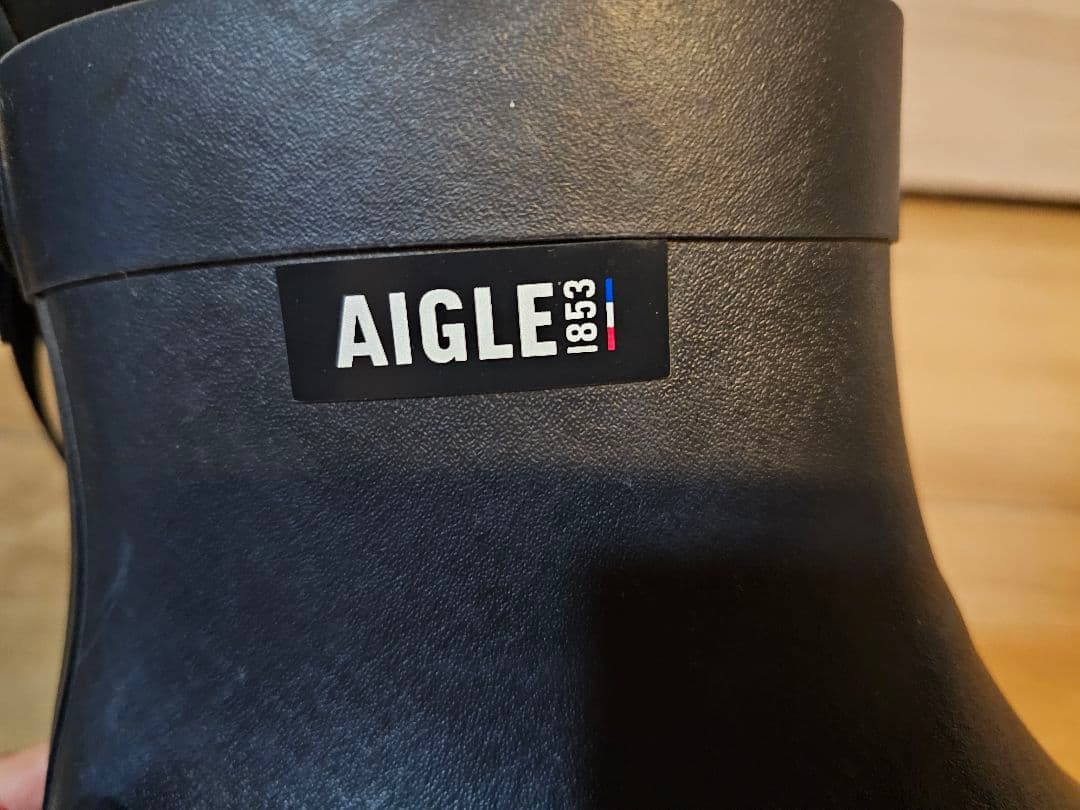AIGLE ミリカ ボッティロン ラバーブーツ / クリーナーつき