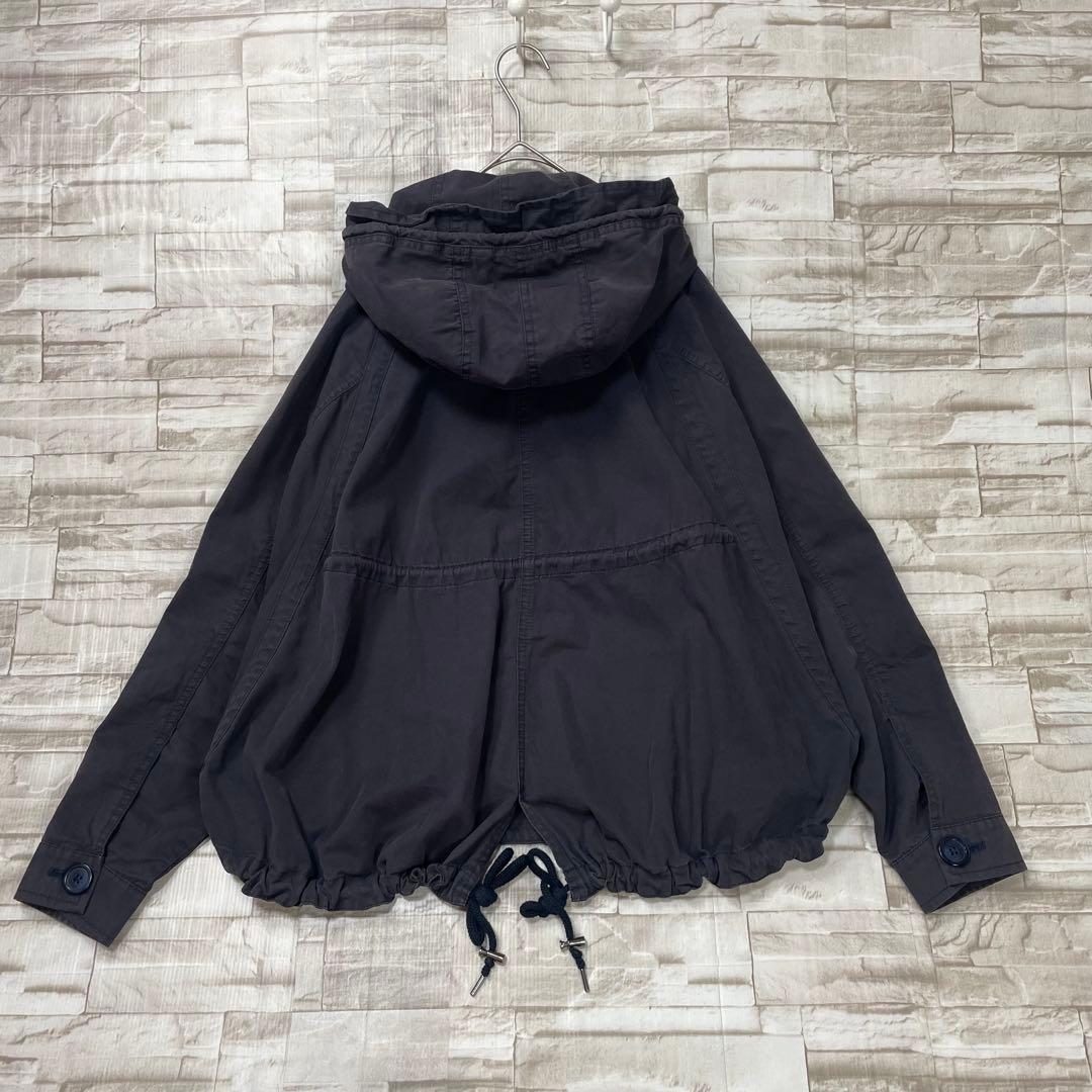 モンクレール★ポンチョナス　CHAR　ドルマンスリーブ　コットン　ネイビー　０