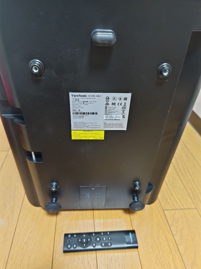 ViewSonic X100 4K+ プロジェクター本体