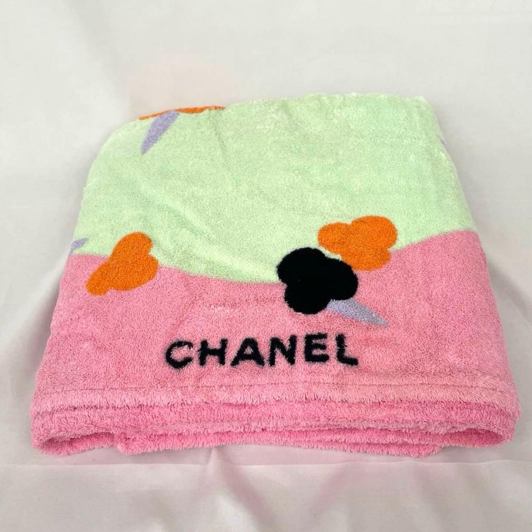 シャネル タオルケット ビーチタオル マルチカバー CHANEL ヴィンテージ