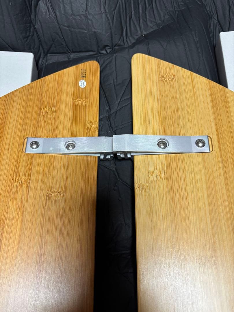 【廃盤】スノーピーク ラウンジスライドトップ竹 CK-155TR 2枚セットです