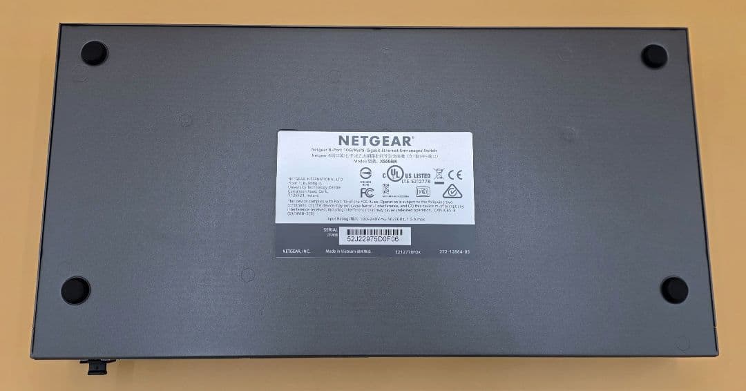 NETGEAR XS508M-100AJS 10G対応スイッチングハブ