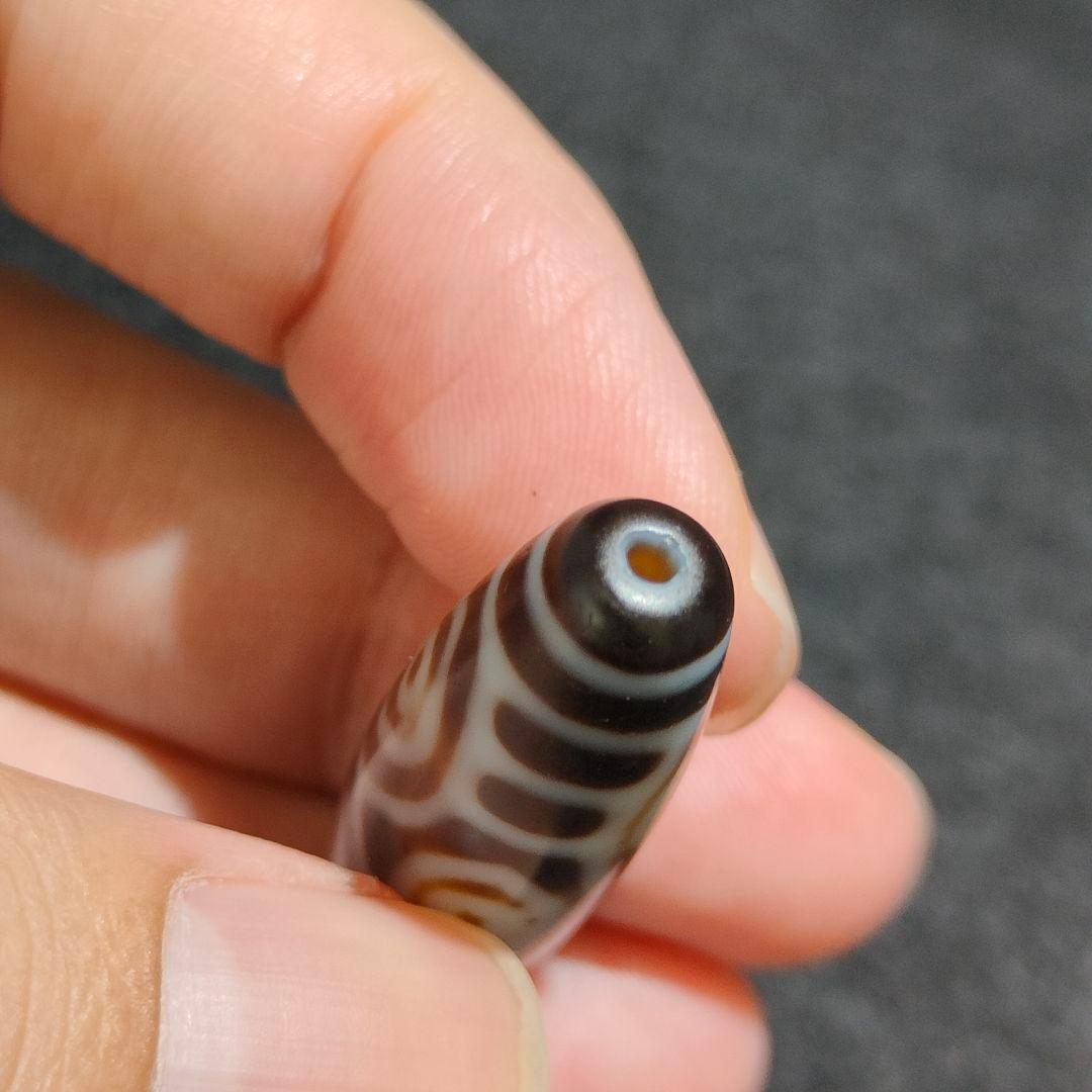 A17 珍しいマットな質感　龍眼天珠（オスとメス）2点セット　天然石　天珠　風水