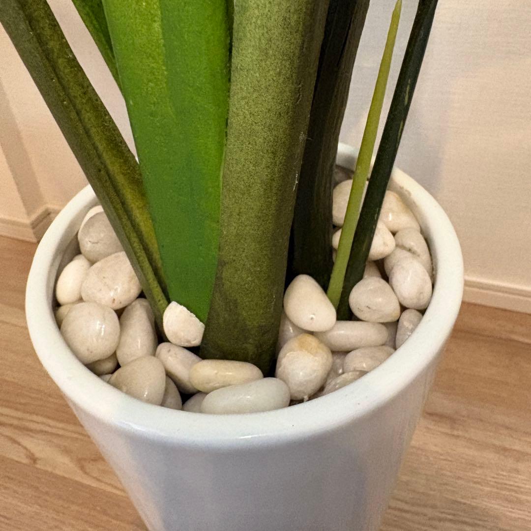 【美品】ストレリチア スリムプランター プリマ 観葉植物 フェイクグリーン