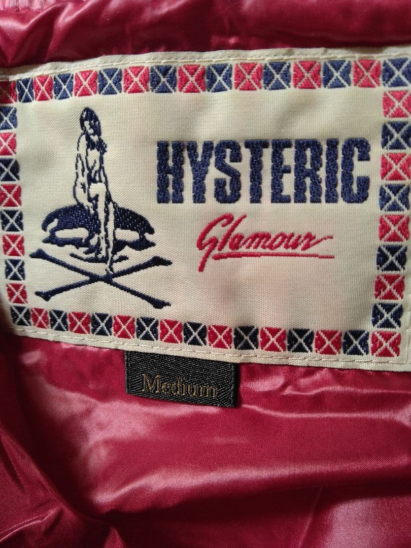 HYSTERIC GLAMOUR ダウンジャケット MEDIUM ワインレッド