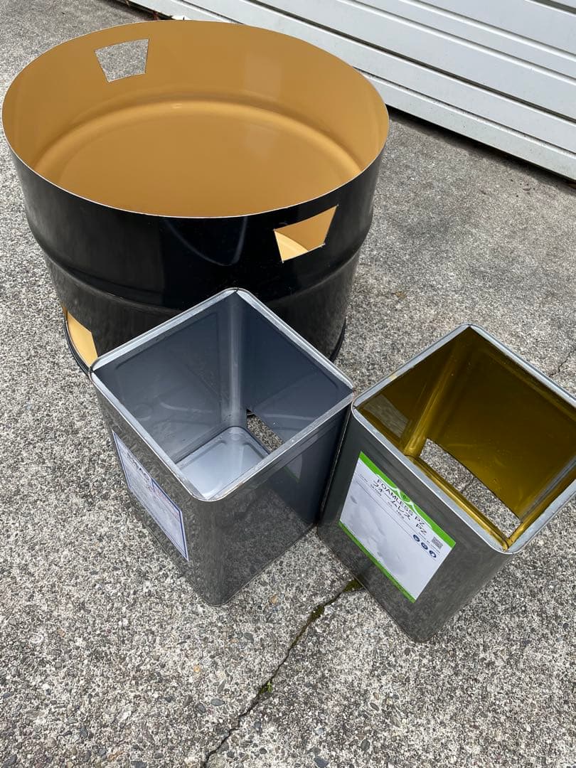 ヨッシー ドラム缶 一斗缶 焼却炉セット